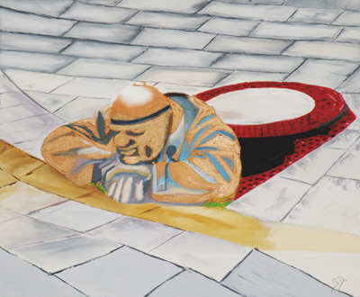 Das Geld liegt unter der Strasse