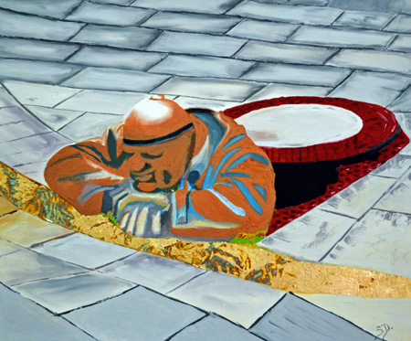 Das Geld liegt unter der Strasse